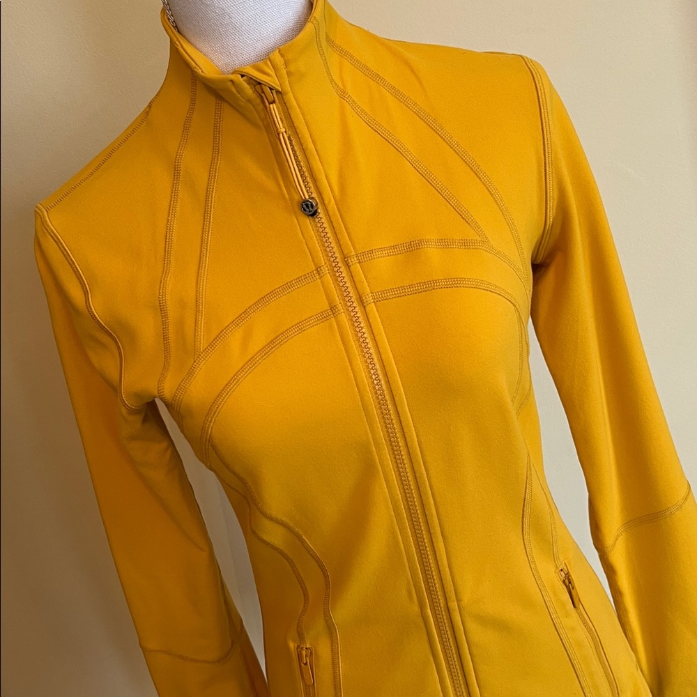 lululemon athletica RARE Golden Yellow Define Jacket